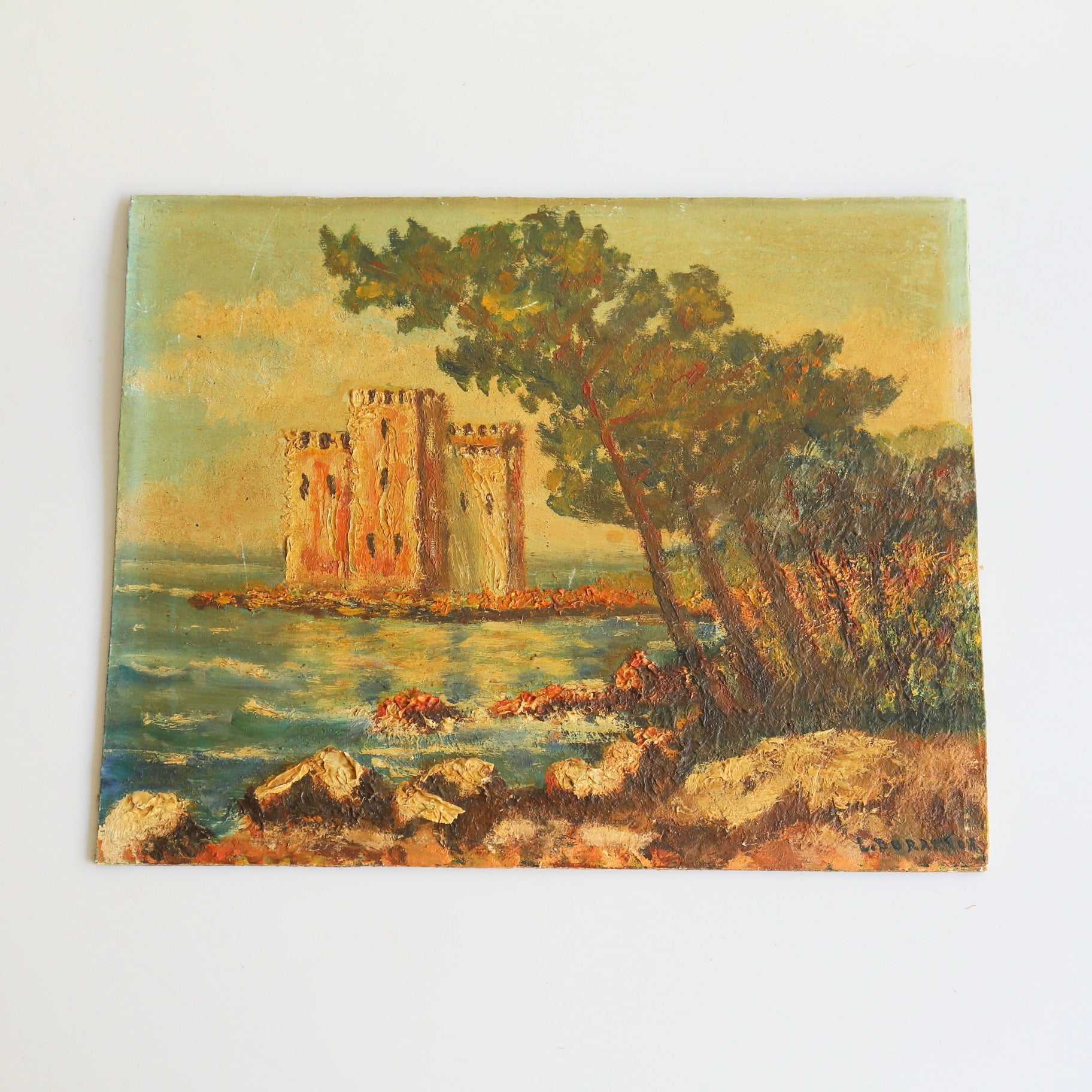 フランスアンティーク　油絵 フランスアンティーク油彩 202512194 – BROCANTE