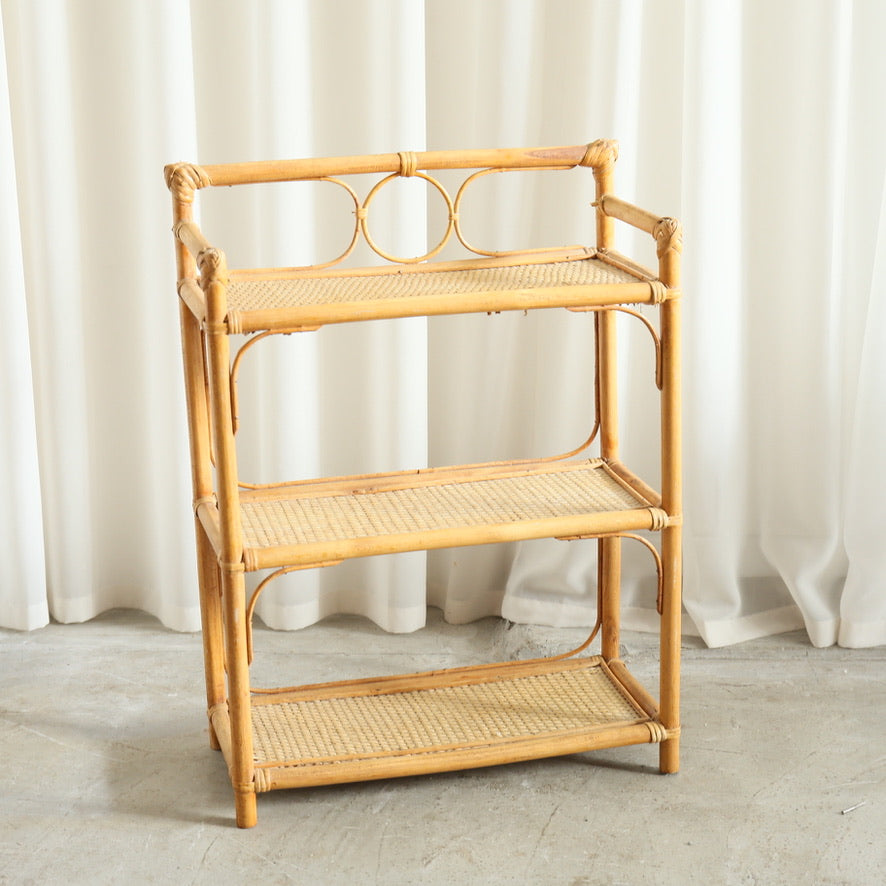 MARUJU'S RATTAN FURNITURE ヴィンテージ　ラタンシェルフ MARUJU'S RATTAN FURNITURE ヴィンテージ ラタンシェルフ ヴィンテージ