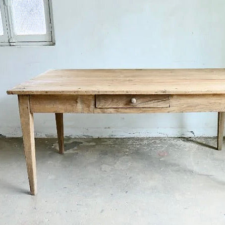 フランスアンティーク　オーク材　1900年代　テーブル　アトリエ　作業台 テーブル France Antique ダイニングテーブル デスク 机 食卓 アトリエ