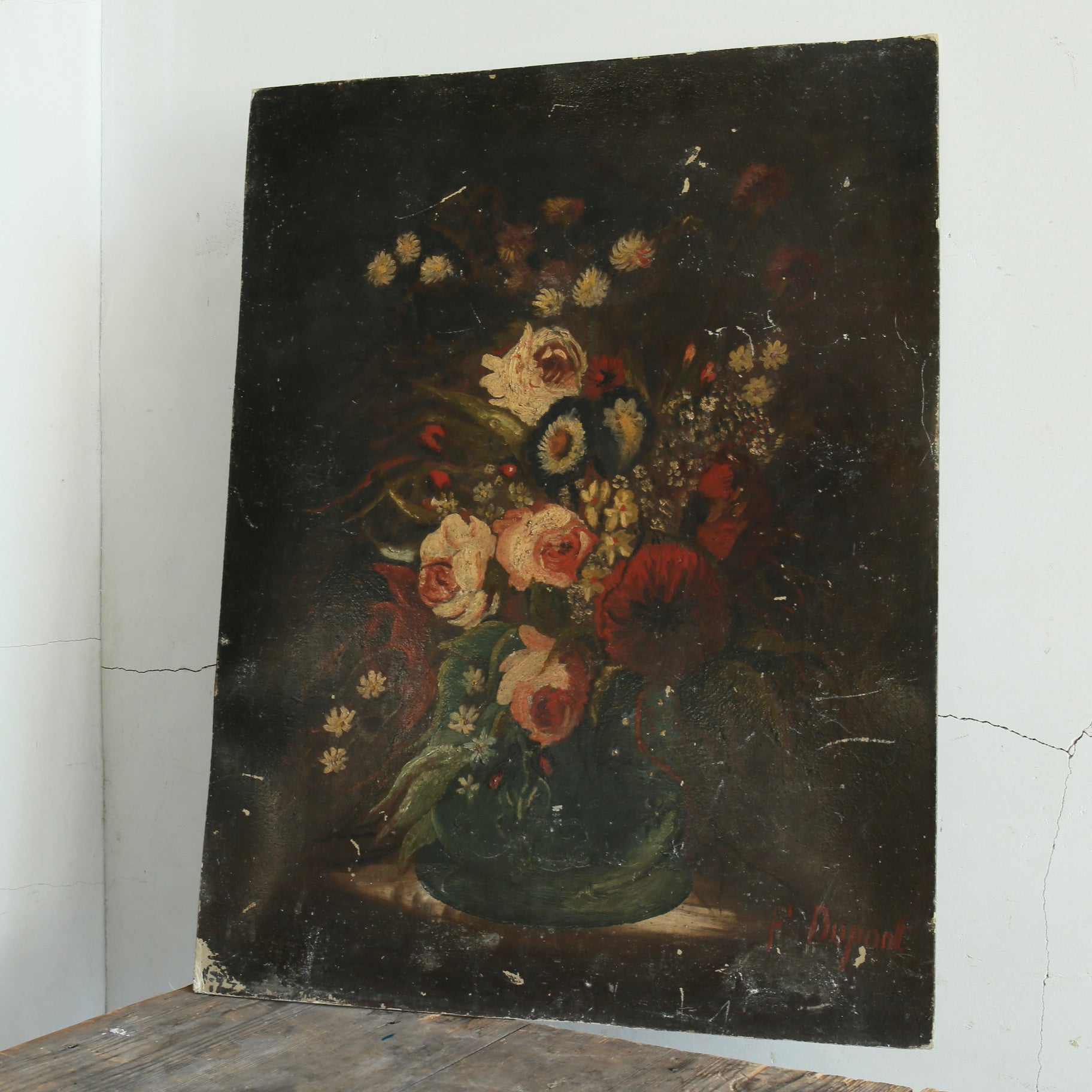 自由が丘 ブロカント購入 アンティーク 油絵 自由が丘 ブロカント購入 アンティーク 油絵 自由が丘 ブロカント購入