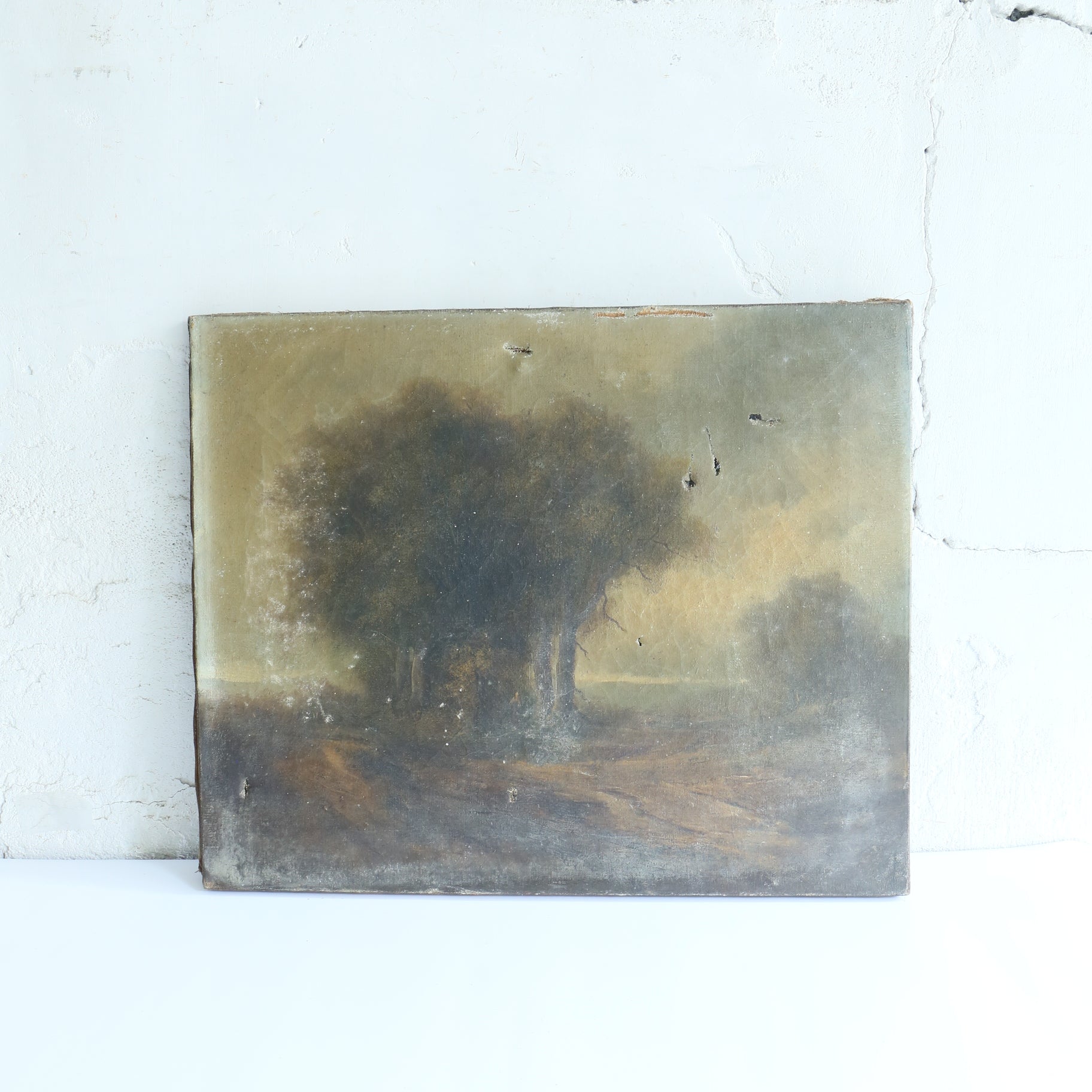 自由が丘 ブロカント購入 アンティーク 油絵