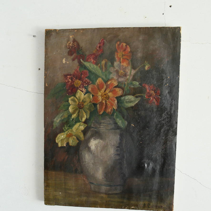 自由が丘 ブロカント購入 アンティーク 油絵 自由が丘 ブロカント購入 アンティーク 油絵 【公式通販】