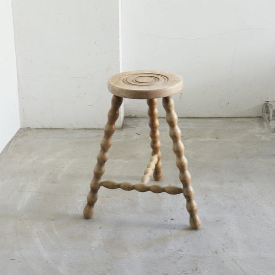 Antique Bobbin leg Stool 202501115