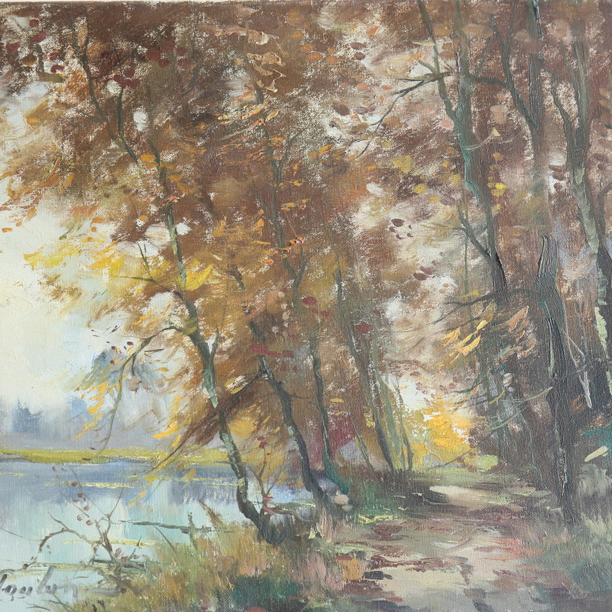 フランス　アンティーク　絵画　油絵 フランスアンティーク油彩 202512191 – BROCANTE