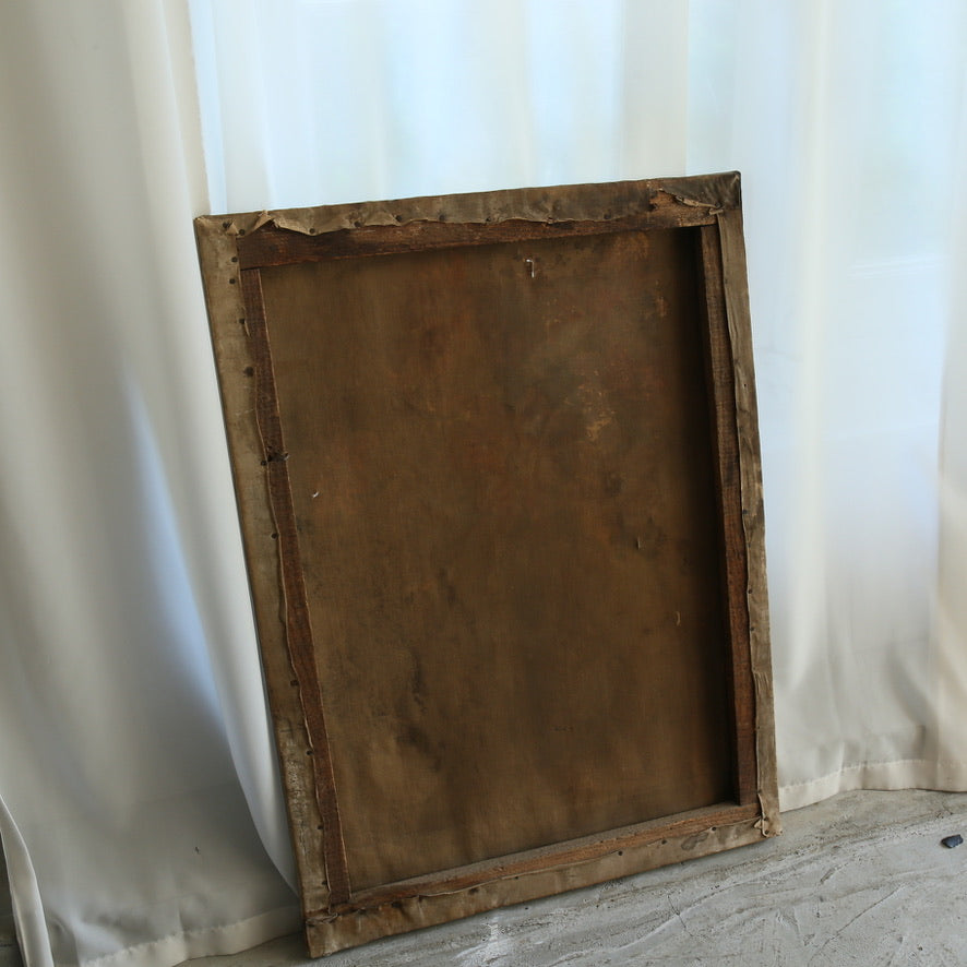 自由が丘 ブロカント購入 アンティーク 油絵 【公式通販】