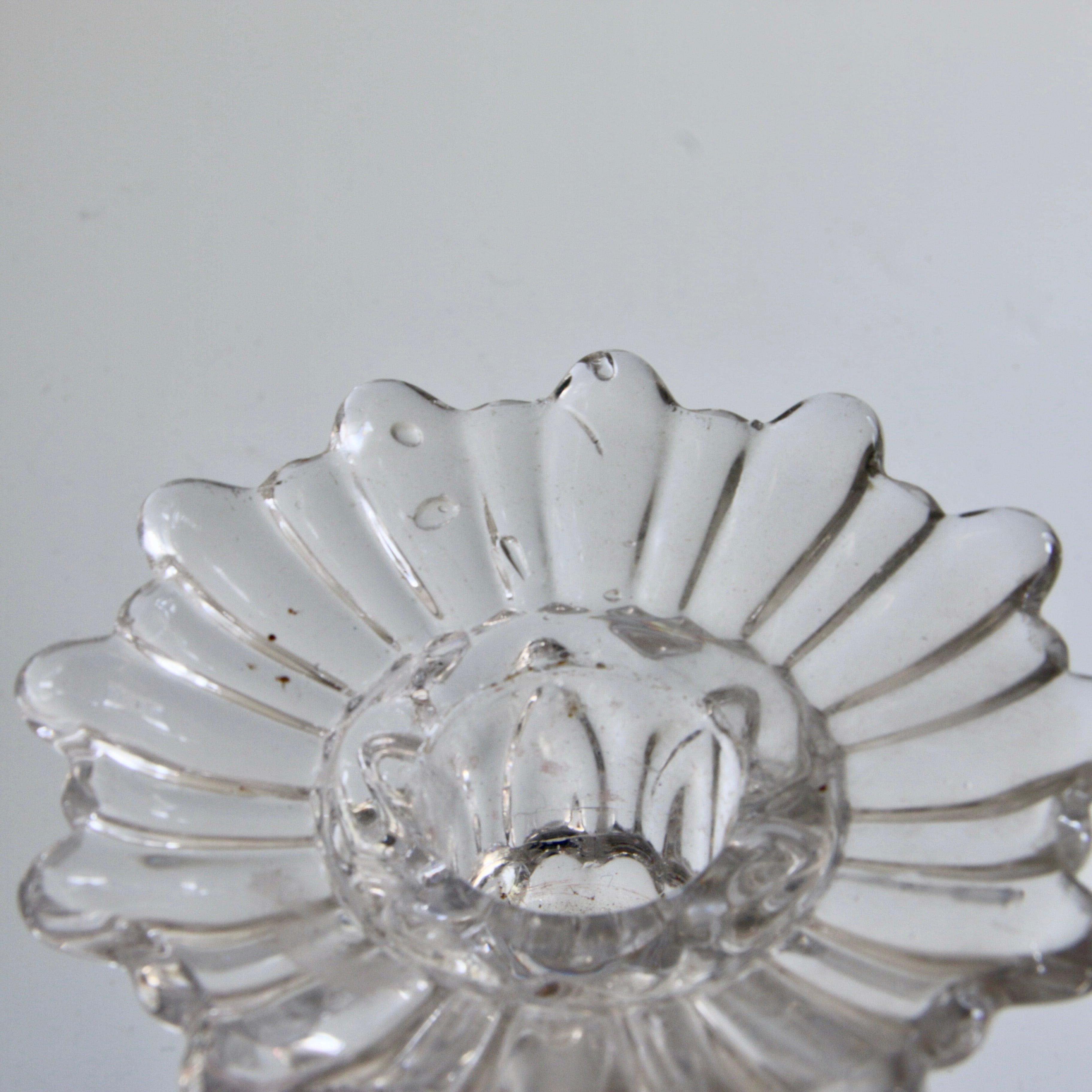 アンティークガラスコンポティエ – BROCANTE