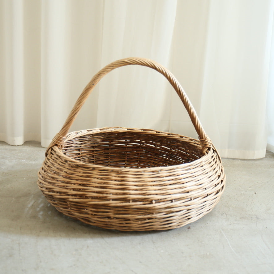 バスケット　アンティーク　レトロ　骨董 アンティークバスケット 202512256 – BROCANTE