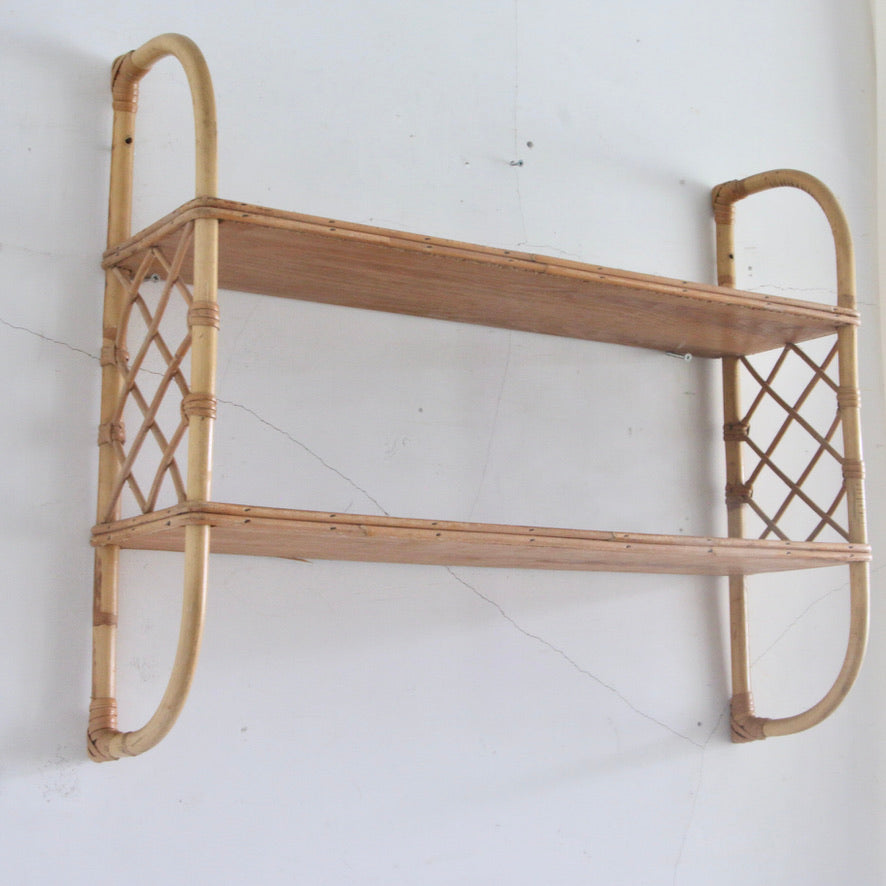 vintage Rattan shelf 20250718n9